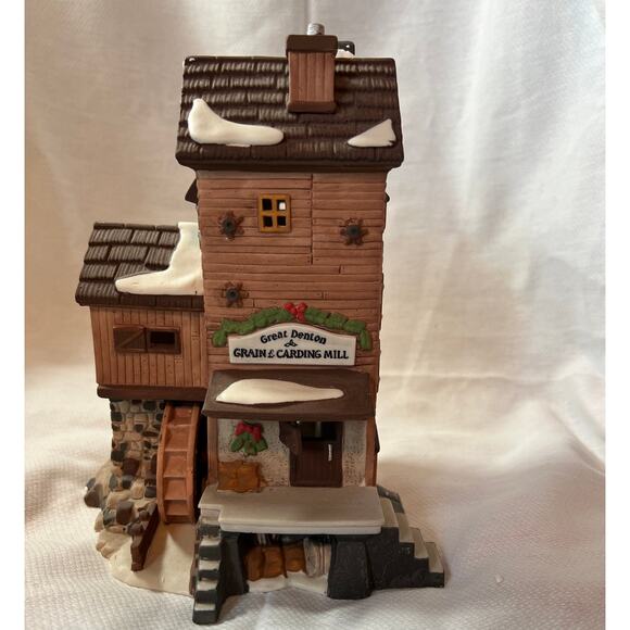 DEPT 56 DICKENS' Village Sesries The Great Denton Mill w/Light - Picture 1 of 7